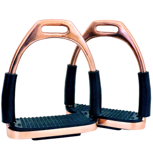 Rose Gold Flexi Safety Stirrups