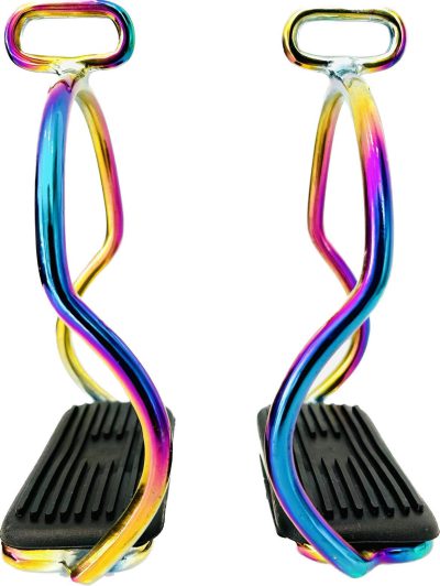 Rainbow Gloss Double Bend Stirrups 2