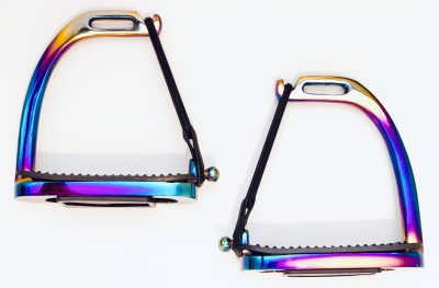 Rainbow Peacock Safety Stirrups 2