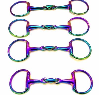 Rainbow Jointed Egg Butt Snaffle Bit main