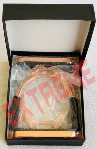 Rose Gold Flexi Stirrups wrapped
