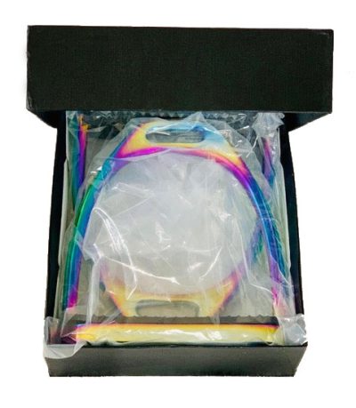 Rainbow Gloss Fillis Stirrups wrapped
