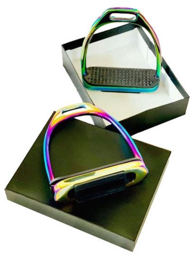 Rainbow Gloss Fillis Stirrups with box
