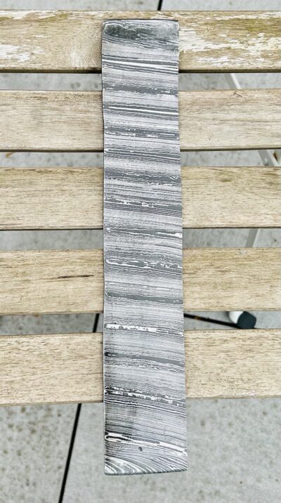 Twisted Pattern Damascus Steel Billet Bar